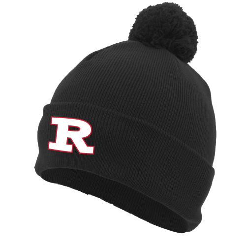 Rise Pom Beanie - Black