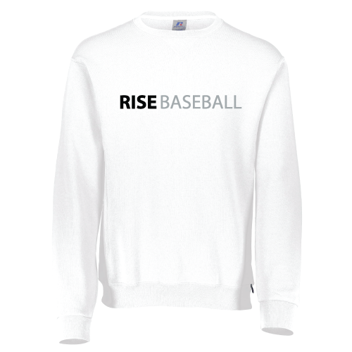 Rise Mens LS Sweatshirt - White