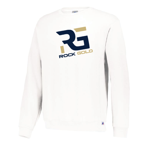 Rock Gold Softball Mens LS Sweatshirt - White