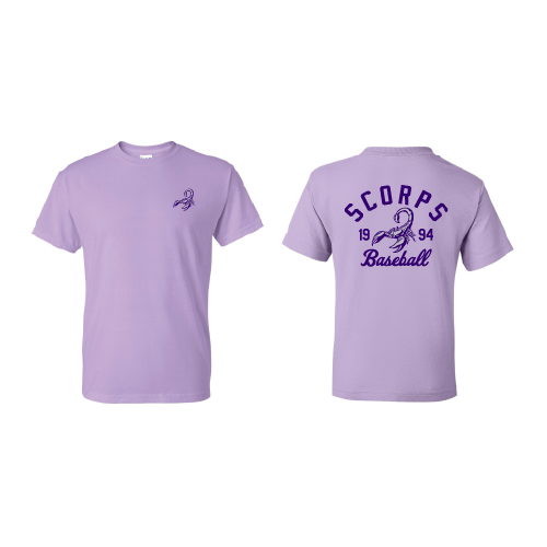 Scorps Mens SS Tri Blend - Purple