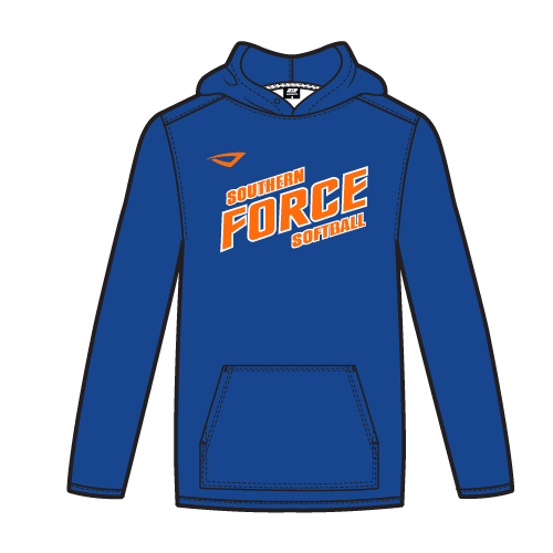 Southern Force Mens LS Stealth Hoodie - Royal