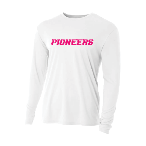 PYBA Mens LS Dri Fit - White