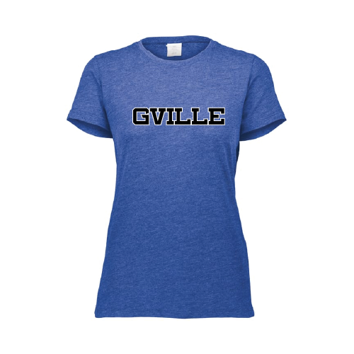 PYBA Womens SS Tri Blend - Royal