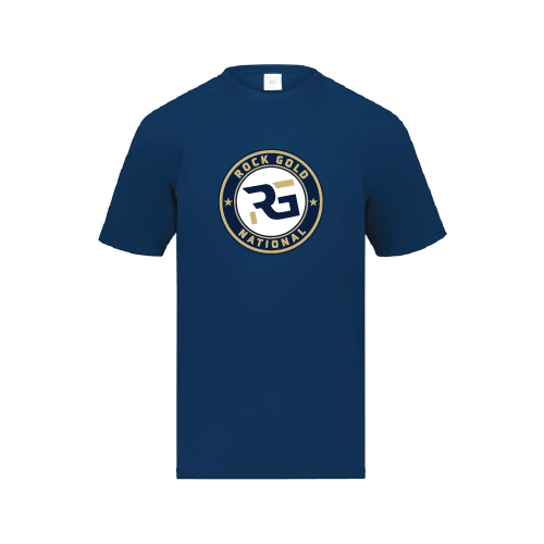 Rock Gold National Mens SS Dri Fit - Navy