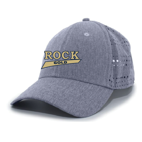 Rock Gold Softball Perforated Hat - Grey