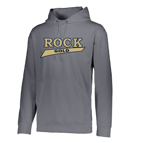 Rock Gold Softball Mens LS Hoodie - Grey
