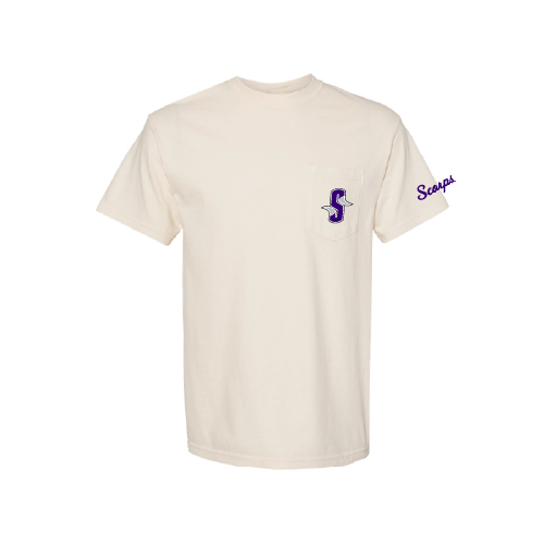 Scorps Mens SS Pocketed Cotton Shirt - Cream