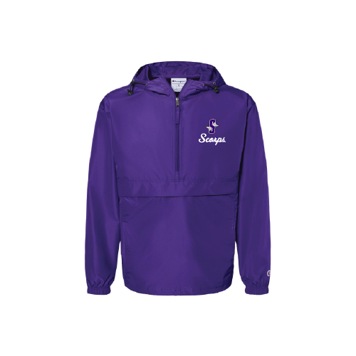 Scorps 1/4 Zip Rain Jacket - Purple