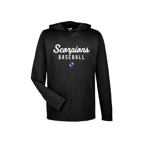 Scorpions Black Performance Thin LS Hoodie